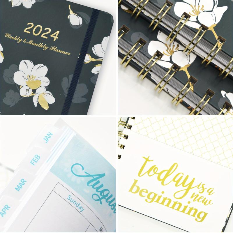 Planner Calendar Jan-Dec 15x21 Weekly Monthly Tabs