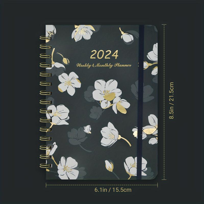 Planner Calendar Jan-Dec 15x21 Weekly Monthly Tabs
