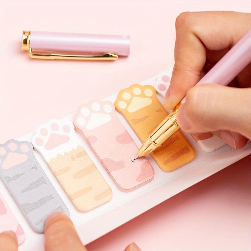 6 Cat's Paw Sticky Notes Notepad Memo Pads School Office Stationery