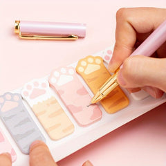 6 Cat's Paw Sticky Notes Notepad Memo Pads School Office Stationery