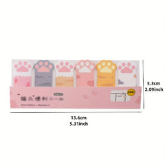 6 Cat's Paw Sticky Notes Notepad Memo Pads School Office Stationery
