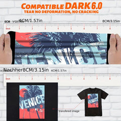 6 Sheets A4 Heat Transfer Paper for Light Fabric T Shirt Printing