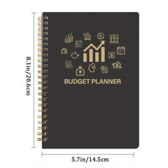 BUBU Budget Planner Monthly Finance Organizer - Undated Expense Tracker Notebook