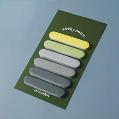20 Sheets 6 Colors Morandi Index Stickers Tearable Long Strip Labels