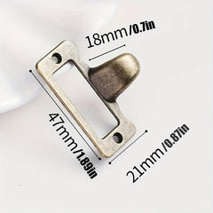 6pcs Antique Brass Metal Label Handle for Cabinet Furniture