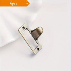 6pcs Antique Brass Metal Label Handle for Cabinet Furniture