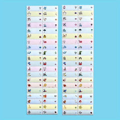 Personalized Waterproof Name Stickers Variety Patterns Animal Tags
