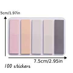 Morandi Sticky Note Minimalistic Marker Message Index Note Student Stickable