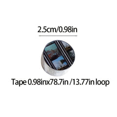 Nostalgic Film Hand Account Decoration Loop Paste