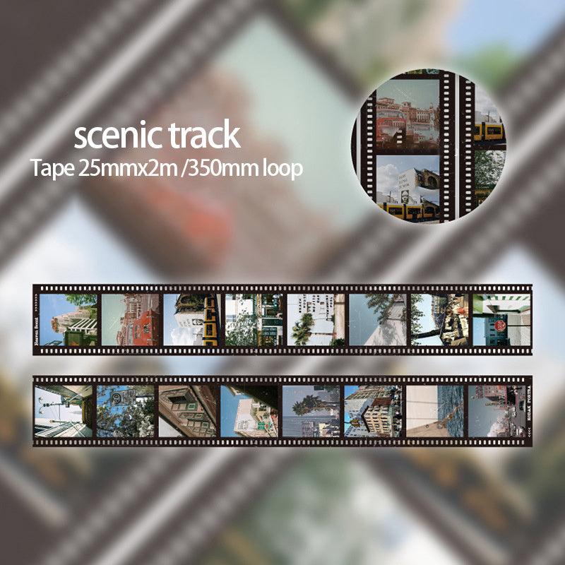 Nostalgic Film Hand Account Decoration Loop Paste