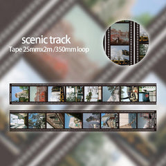 Nostalgic Film Hand Account Decoration Loop Paste