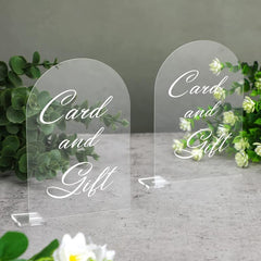 20pcs Clear Acrylic Seat Cards For Weddings And Parties DIY Table Number Holders