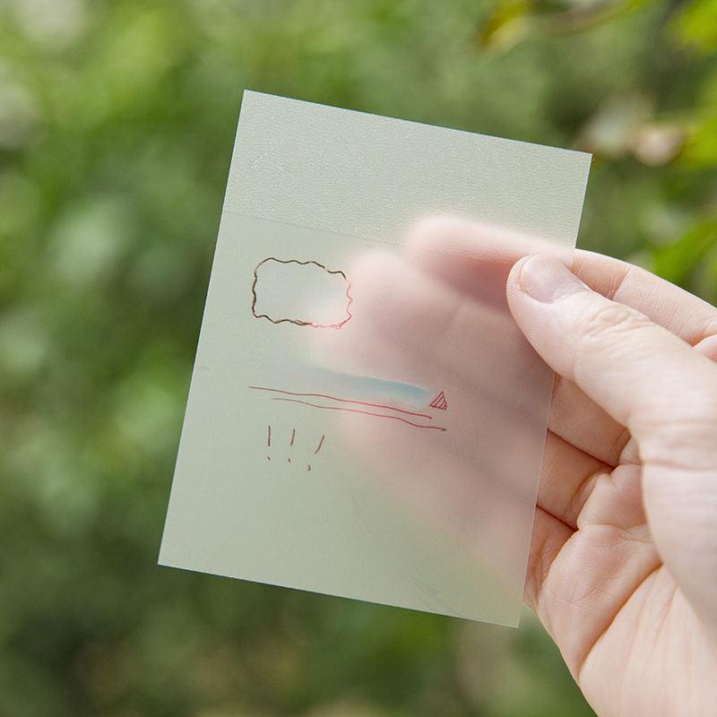Transparent Sticky Notes Student Notes Stickers Can Be Torn Off Notes Paper