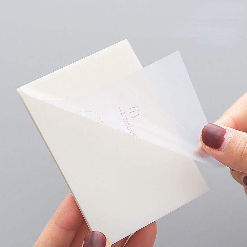 Transparent Sticky Notes Student Notes Stickers Can Be Torn Off Notes Paper