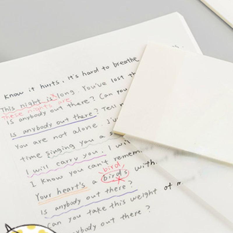 Transparent Sticky Notes Student Notes Stickers Can Be Torn Off Notes Paper