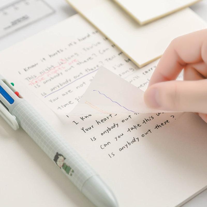 Transparent Sticky Notes Student Notes Stickers Can Be Torn Off Notes Paper