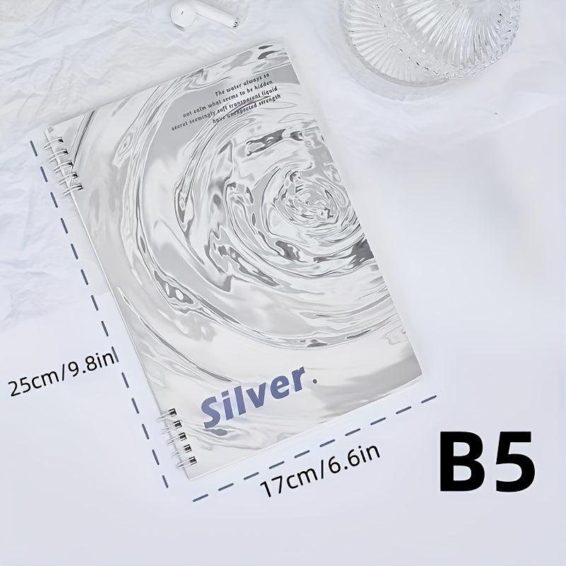 Set of 4 120pg Water Ripple Coil Books