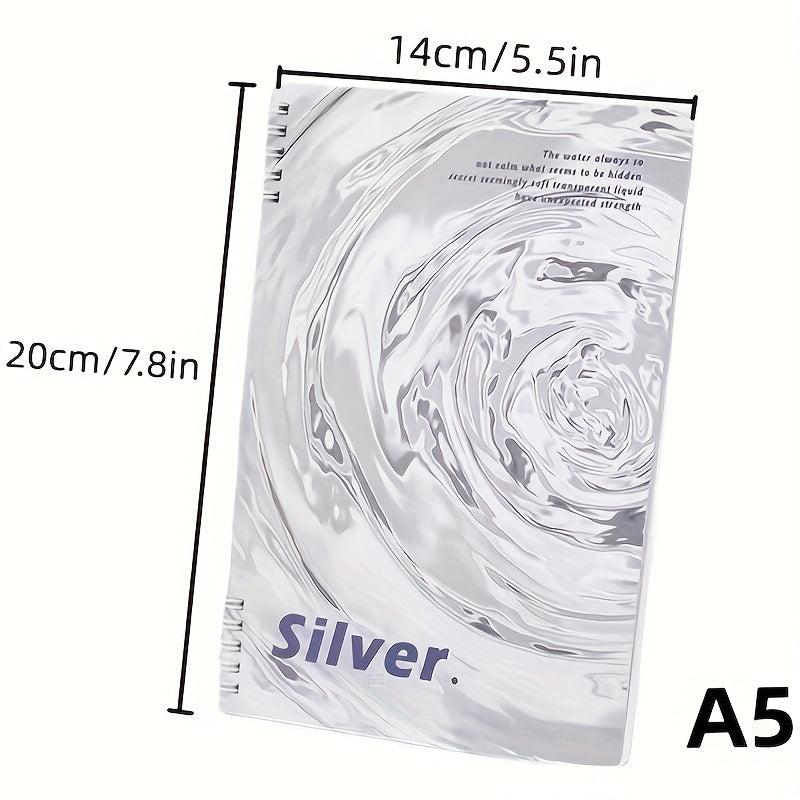 Set of 4 120pg Water Ripple Coil Books