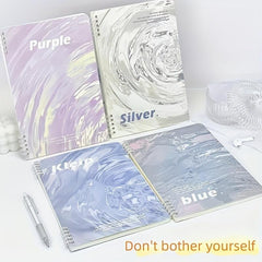 Set of 4 120pg Water Ripple Coil Books