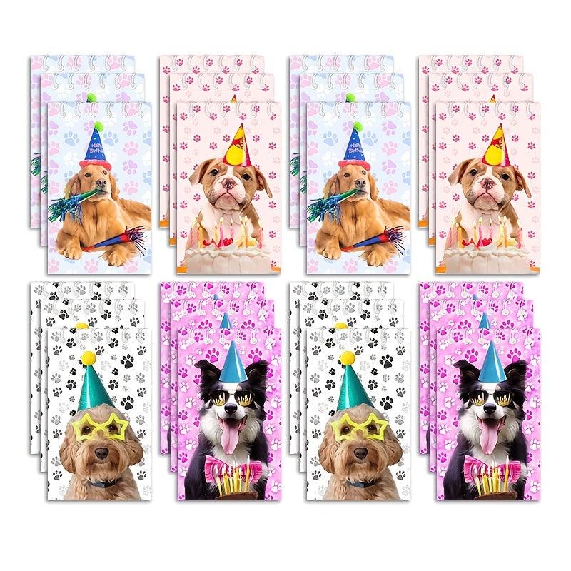 12pcs Dog Party Favors Mini Notebooks Animal Themed Birthday Supplies