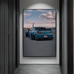 Car Poster Science Fiction Future Technology Home Decor