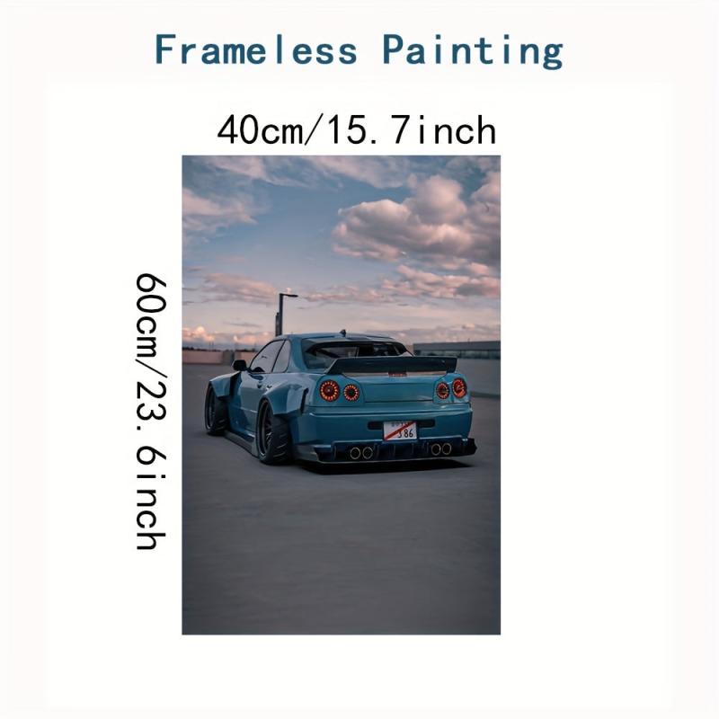 Car Poster Science Fiction Future Technology Home Decor