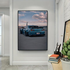 Car Poster Science Fiction Future Technology Home Decor