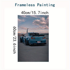Car Poster Science Fiction Future Technology Home Decor