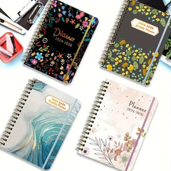 2026 Floral Style Monthly Planner with Habit Tracking Log