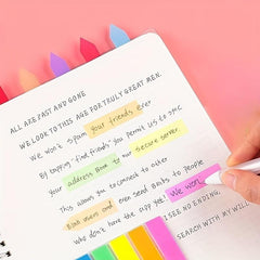 100sheets Sticky Notes Small Adhesive Notes Thin Film Text Notes