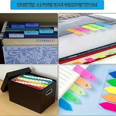 100sheets Sticky Notes Small Adhesive Notes Thin Film Text Notes