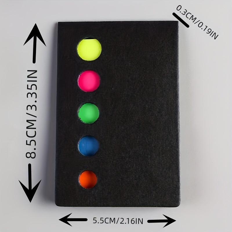 100sheets Sticky Notes Small Adhesive Notes Thin Film Text Notes