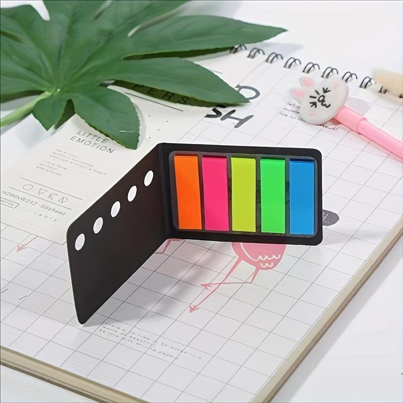100sheets Sticky Notes Small Adhesive Notes Thin Film Text Notes