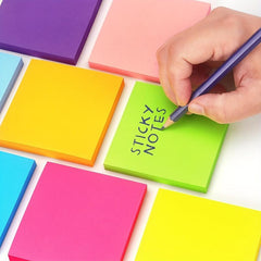 8 Packs Sticky Notes 3x3 Inches Colorful Adhesive 100 Sheets Book