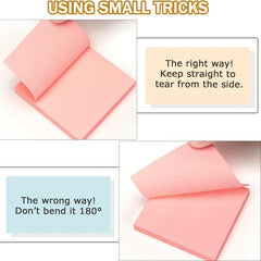 8 Packs Sticky Notes 3x3 Inches Colorful Adhesive 100 Sheets Book