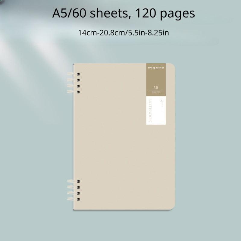 A5 Minimalist Notebook 60 Sheets Green Khaki