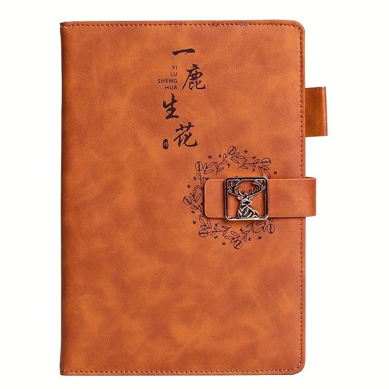Deer Horn Notebook A5 160 Pages Holiday Gift