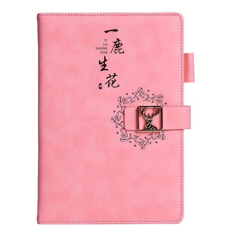 Deer Horn Notebook A5 160 Pages Holiday Gift