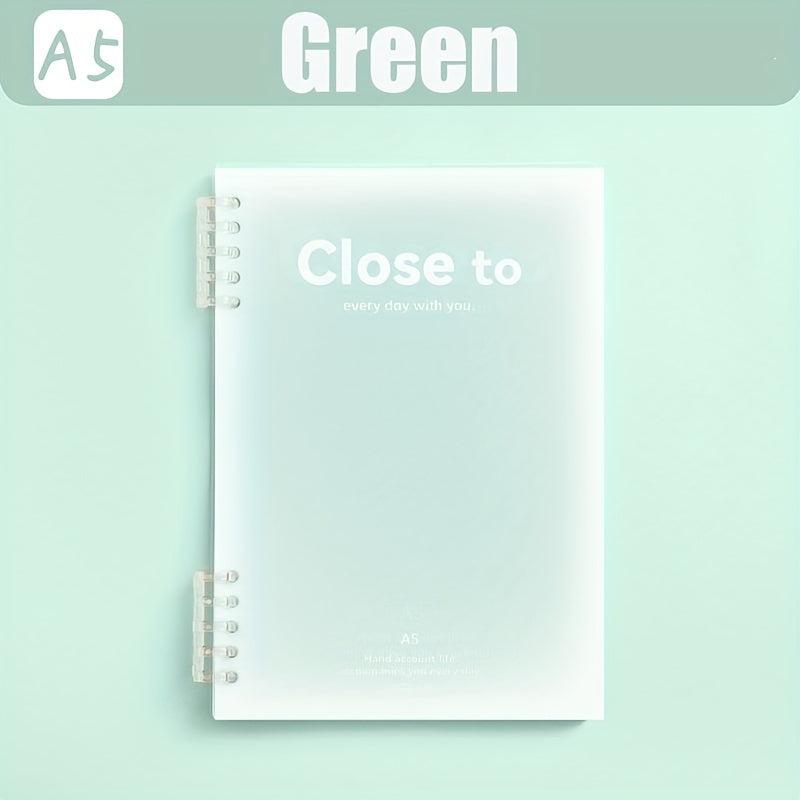 Pink Green Purple Loose leaf Book Thickened Office Student Notepad