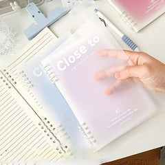 Pink Green Purple Loose leaf Book Thickened Office Student Notepad