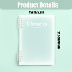Pink Green Purple Loose leaf Book Thickened Office Student Notepad