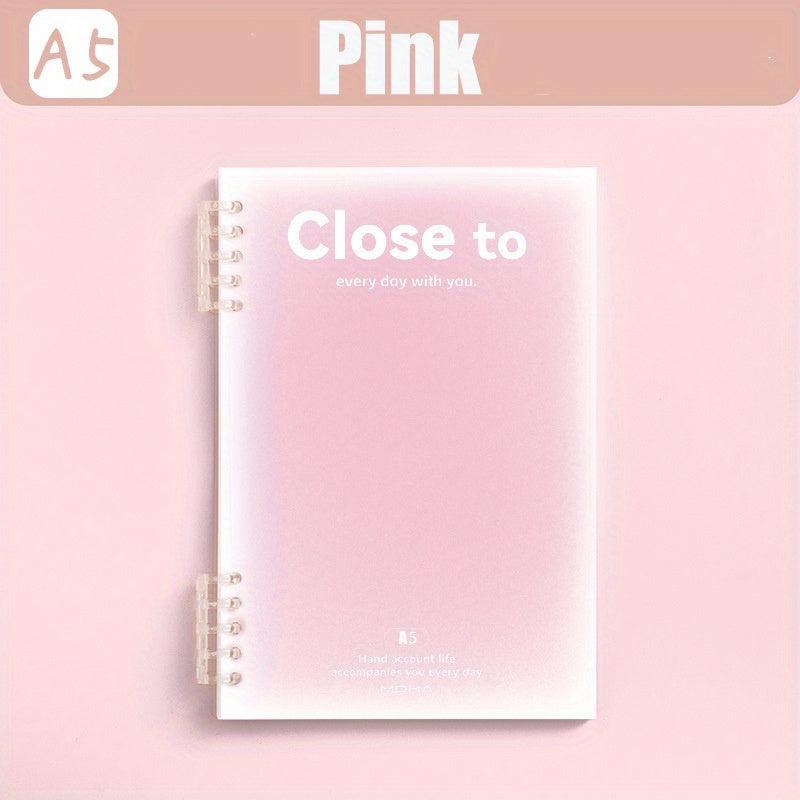 Pink Green Purple Loose leaf Book Thickened Office Student Notepad