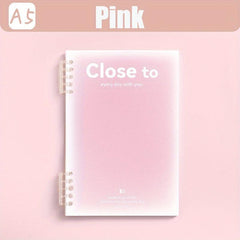 Pink Green Purple Loose leaf Book Thickened Office Student Notepad