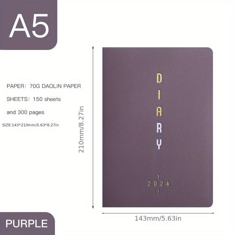 Flexible Hardcover A5 Planner with To Do List - Yearly, Monthly, Weekly Agenda