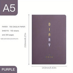 Flexible Hardcover A5 Planner with To Do List - Yearly, Monthly, Weekly Agenda