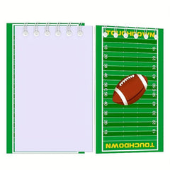 12pcs Football Mini Spiral Notebooks Sports Pocket Notepads for Students