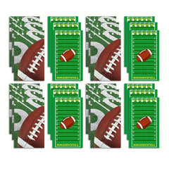 12pcs Football Mini Spiral Notebooks Sports Pocket Notepads for Students