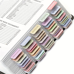 75pcs Bible Index Tabs Bible Tabs Bible Sticky Index Tabs Minimal Morandi
