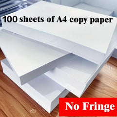 A4 Printing Paper 100 Sheets for Office Reprography