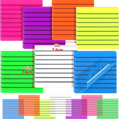 7PCS Waterproof Horizontal Line Sticky Notes